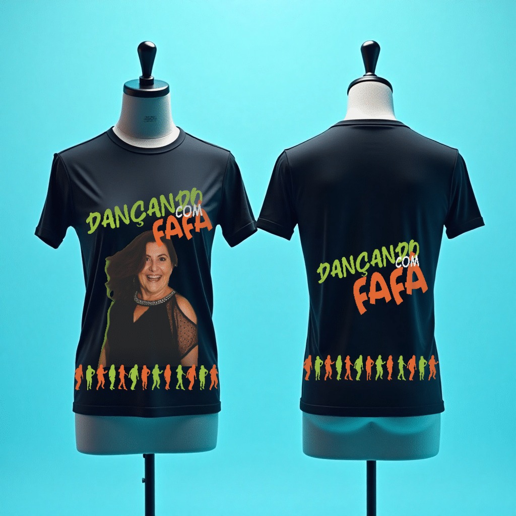 Camiseta Dançando com a Fafá